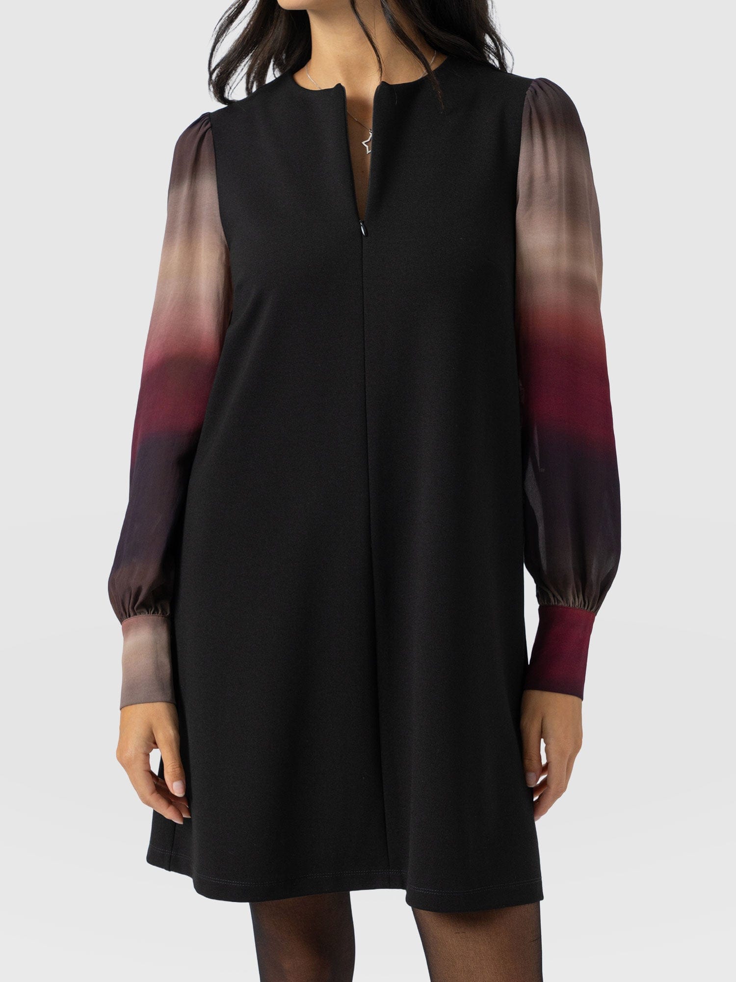Esme Zip Up Dress - Purple Gradient - Women's Dresses | Saint + Sofia® USA